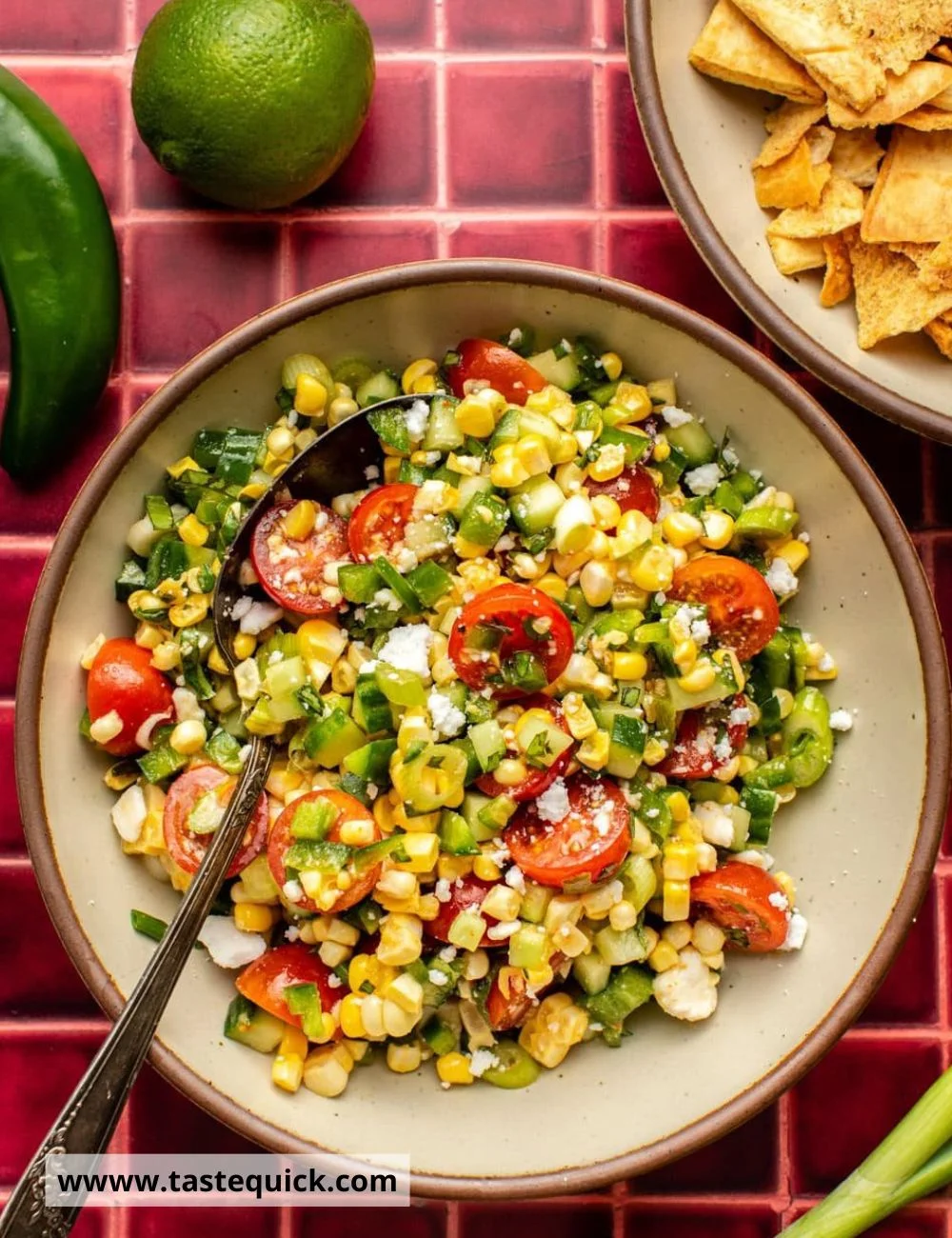 Corn Cucumber Tomato Salad