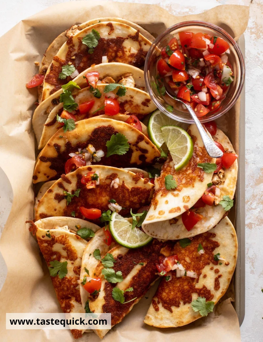 Crispy Cheesy Chicken Tacos
