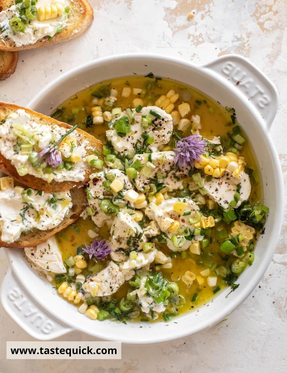 Summer Marinated Goat Cheese