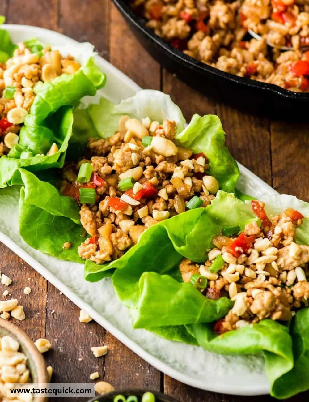 Asian Chicken Lettuce Wraps