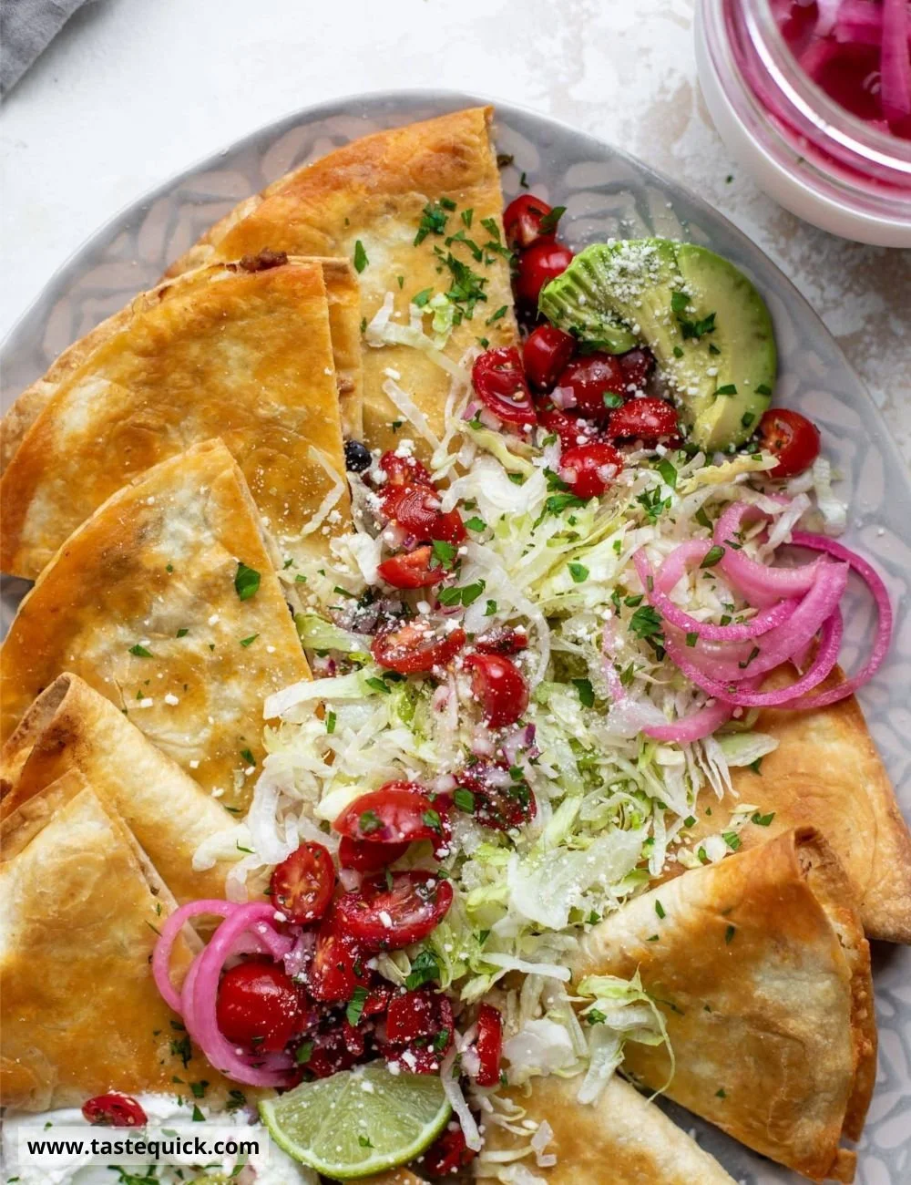 Baked quesadillas