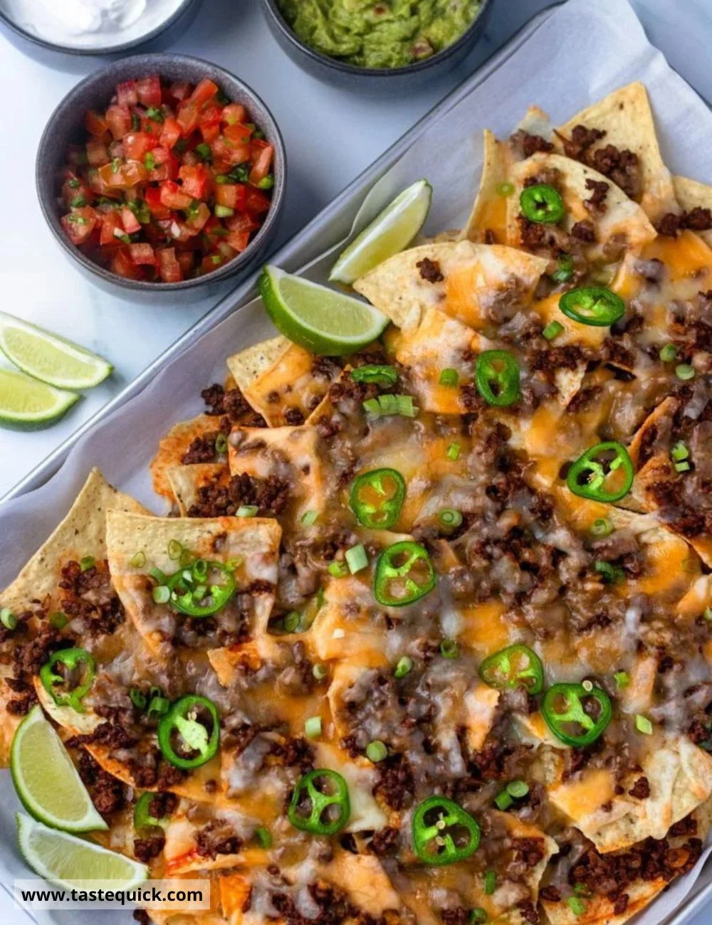 Beef nachos