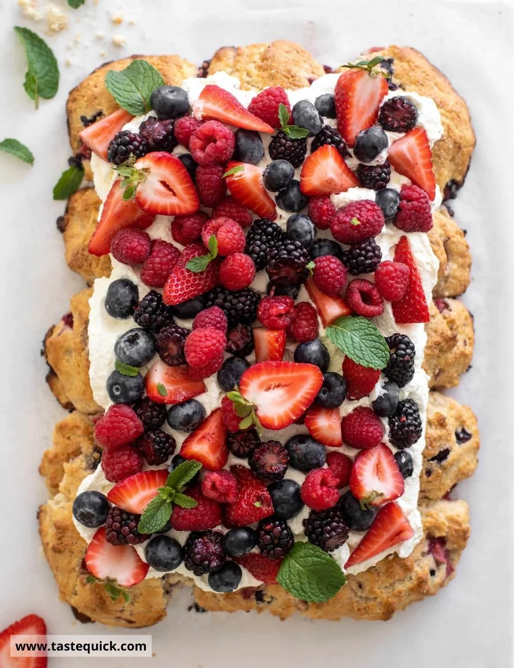 Berry Sheet Pan Shortcake