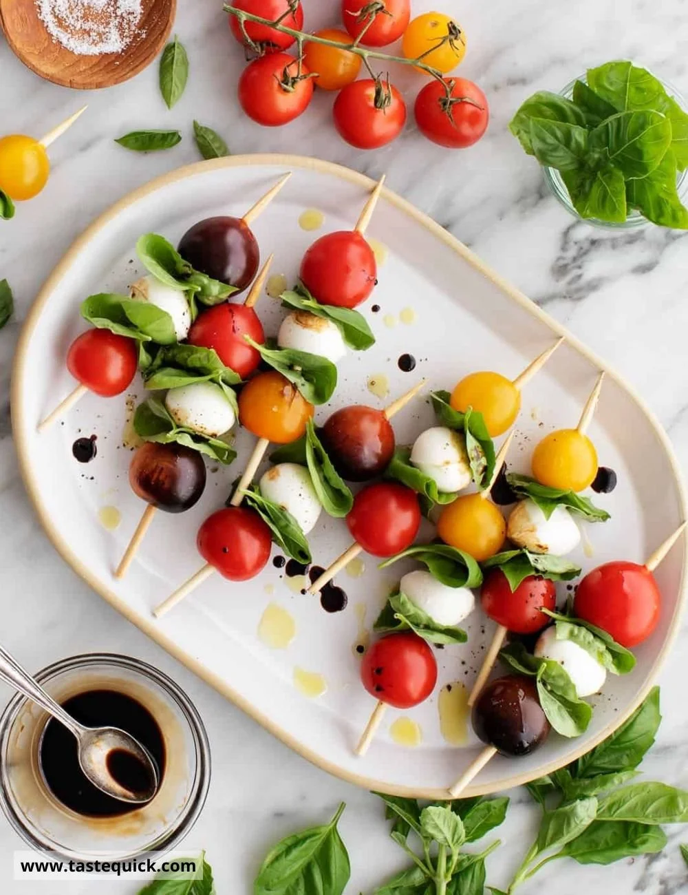 Caprese skewers
