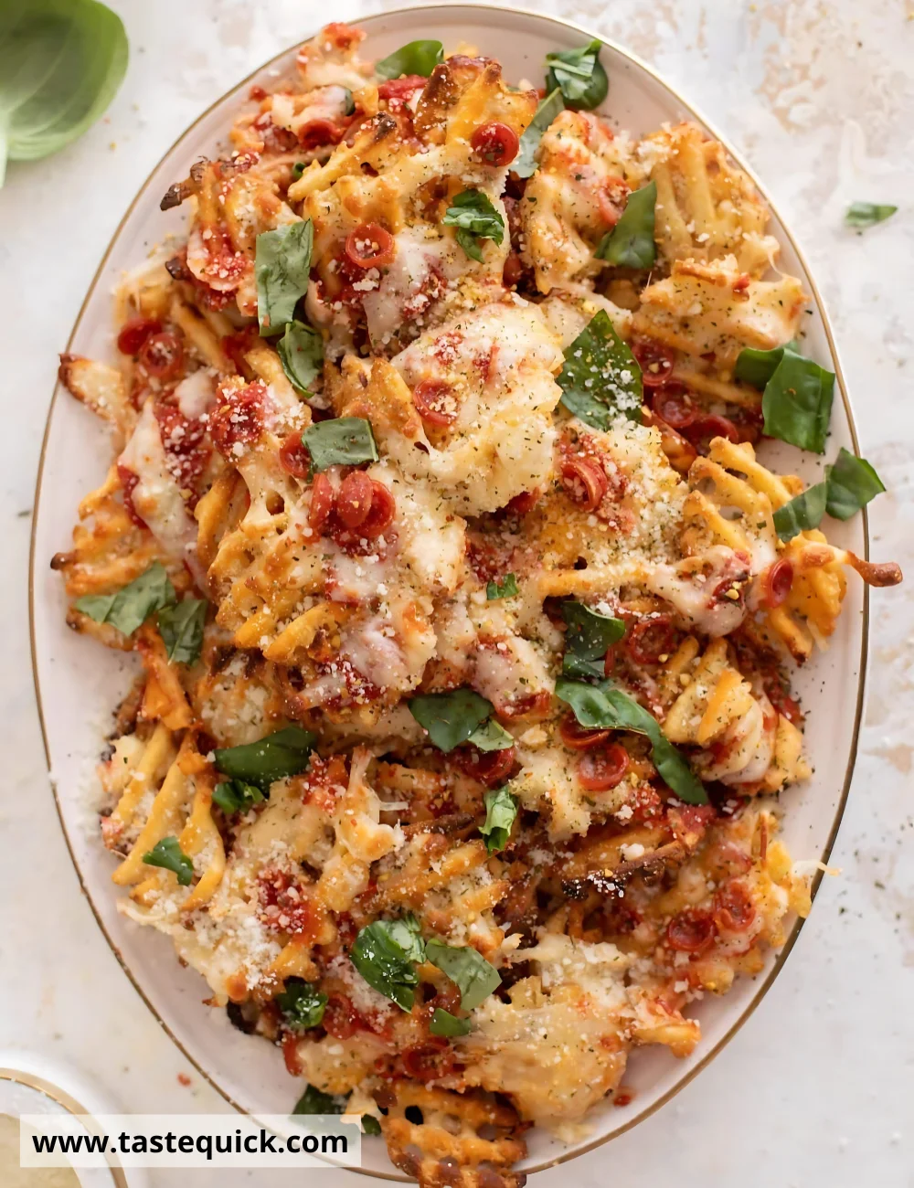 Cheesy Pizza Fries