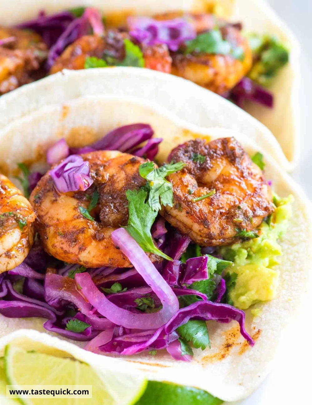 Chile Shrimp Tacos with Slaw