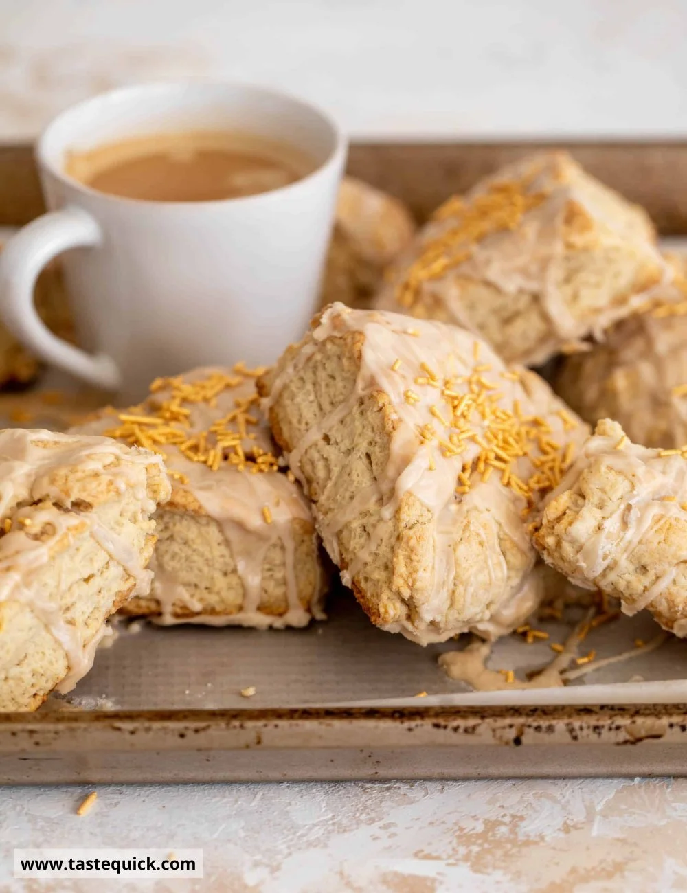 Coffee and Irish Cream Scones