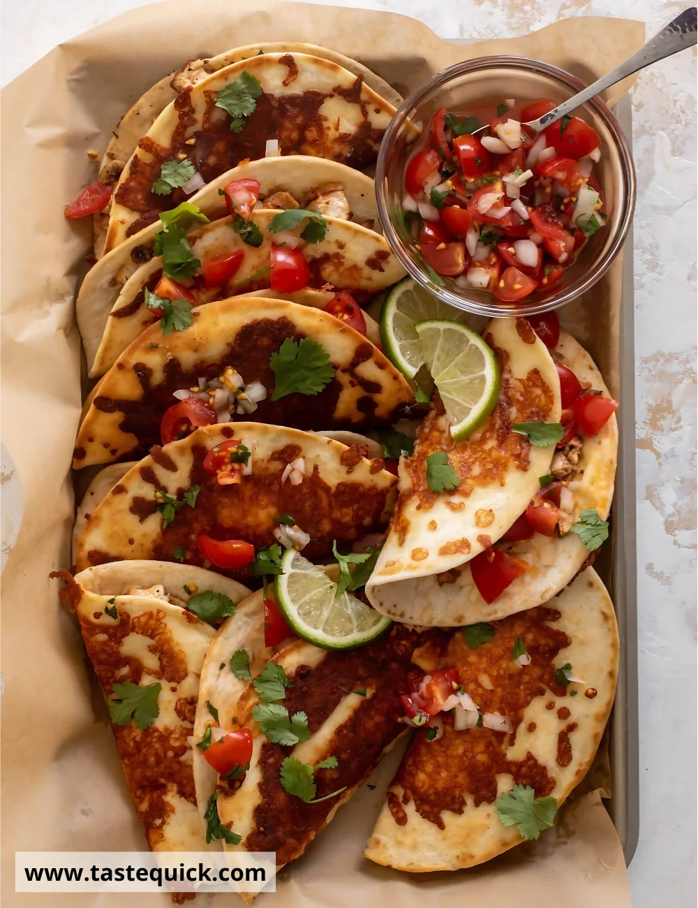 Crispy Cheesy Chicken Tacos