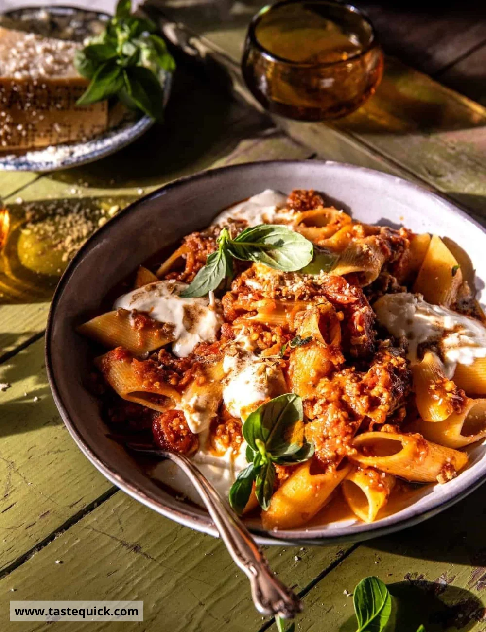Crockpot Brown Butter Tomato and Ricotta Pasta