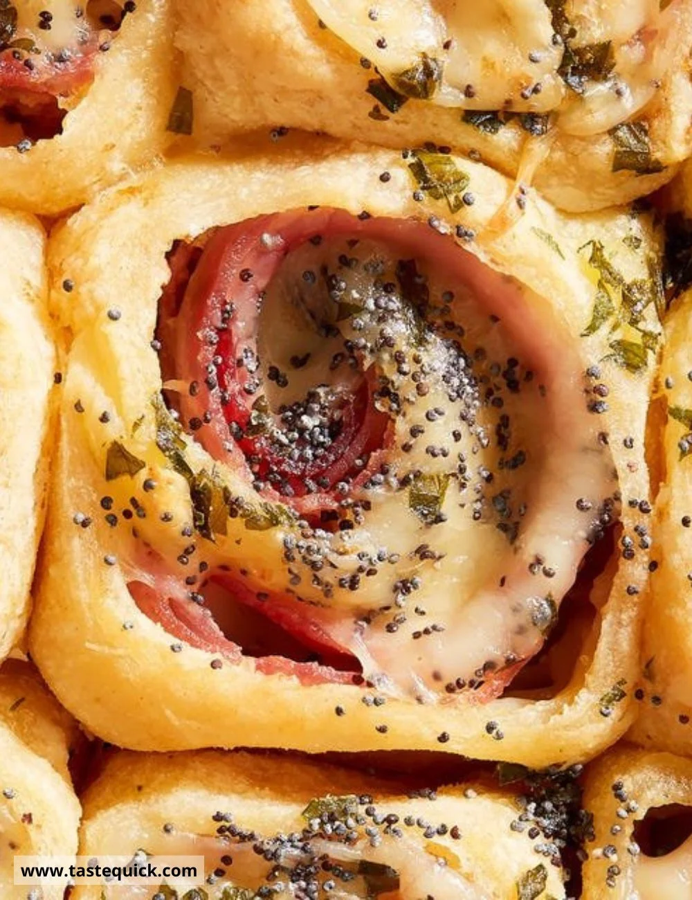 Ham and cheese pinwheels