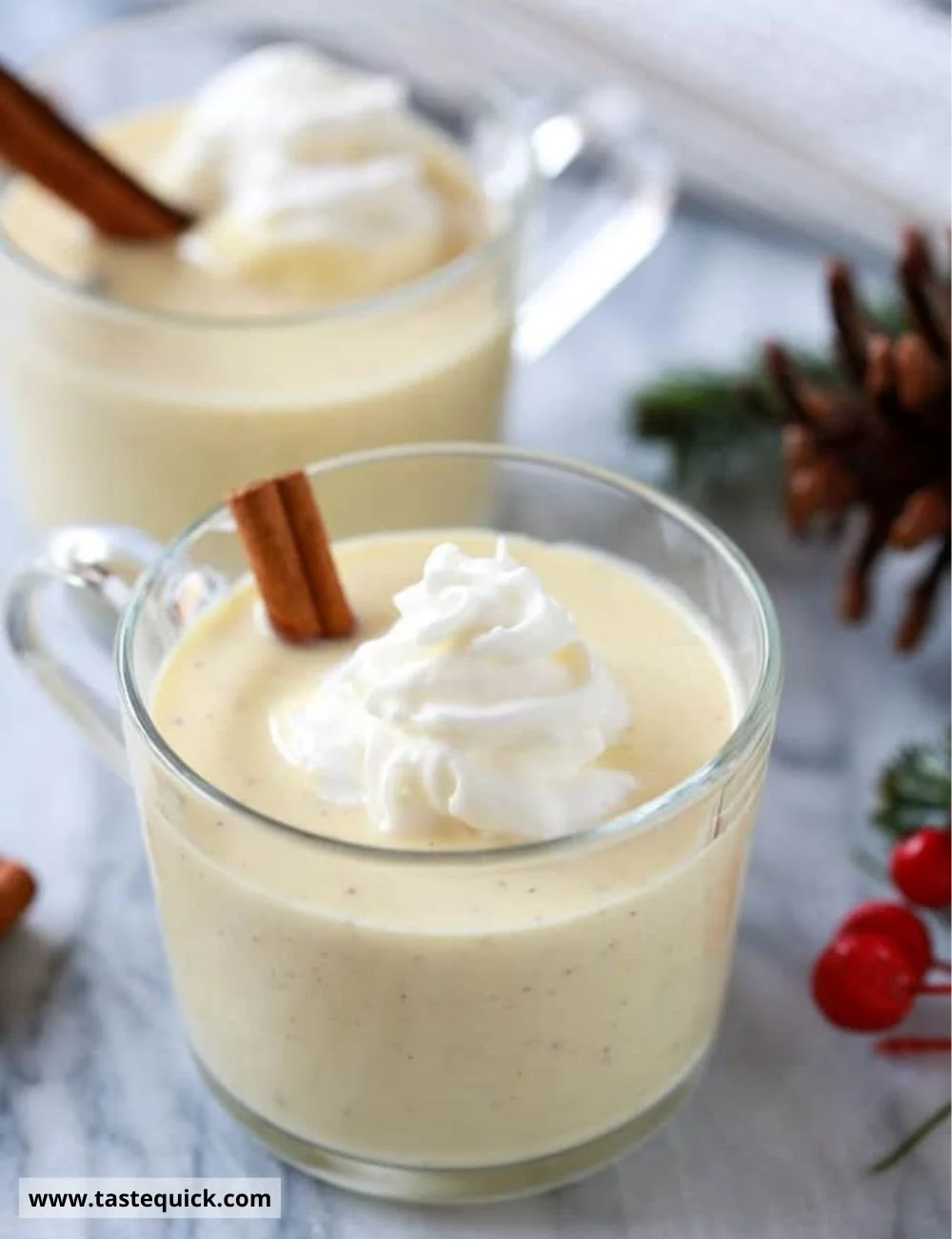 homemade eggnog