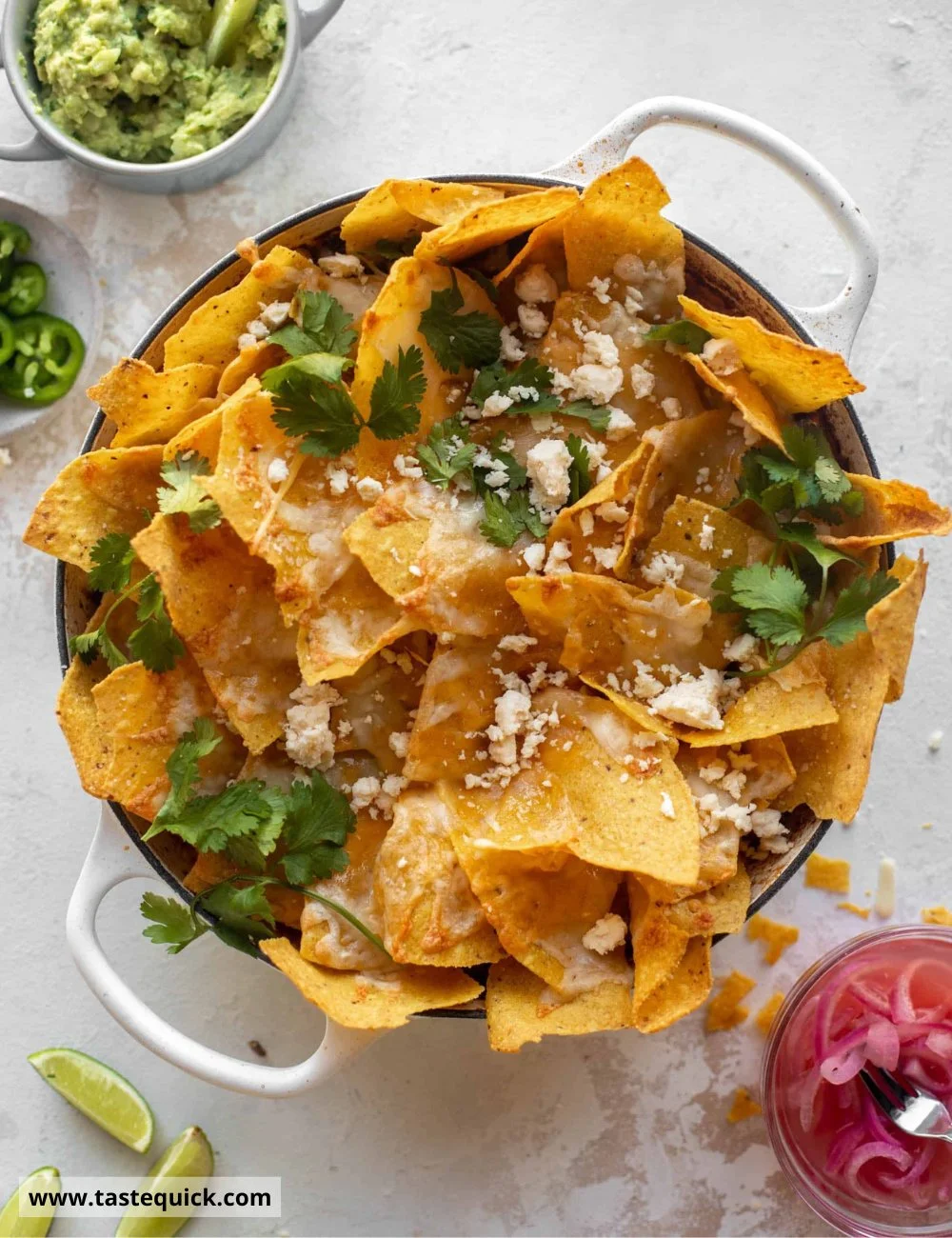 One Pot Cheesy Nachos