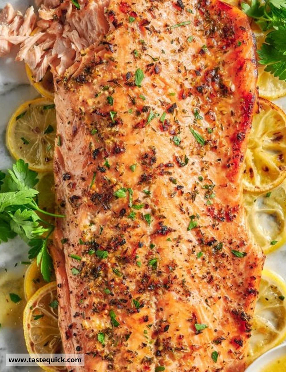 oven-baked salmon