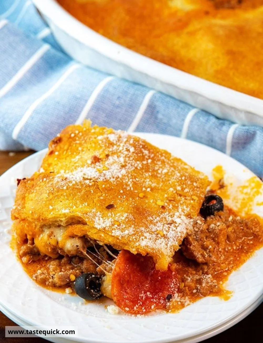 Pepperoni Pizza Casserole