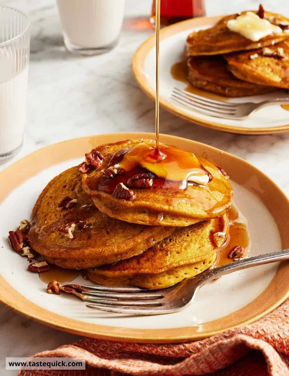 Pumpkin pancakes