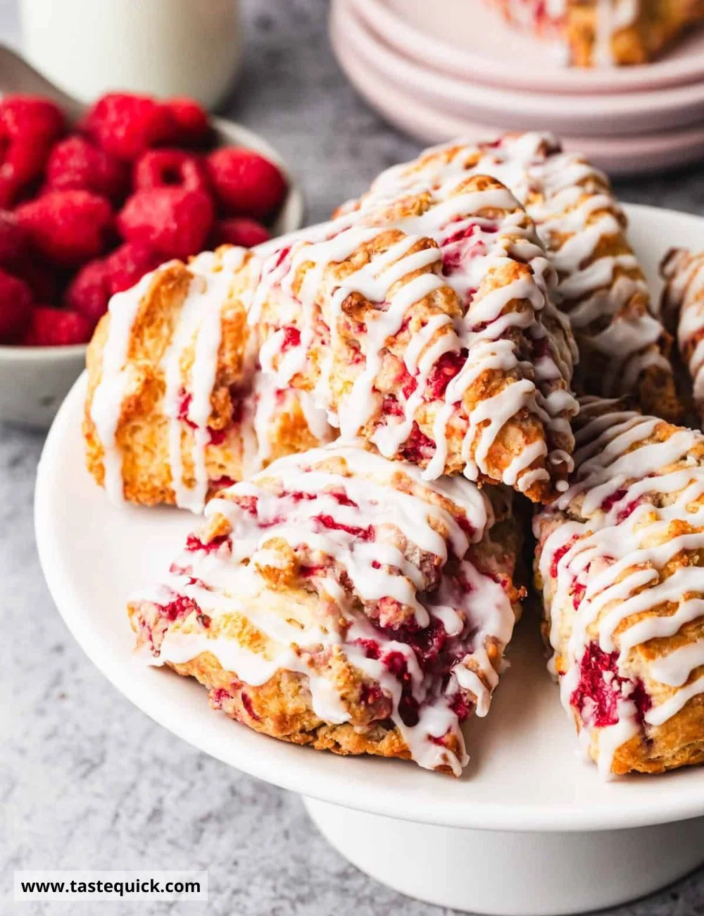 Raspberry scones