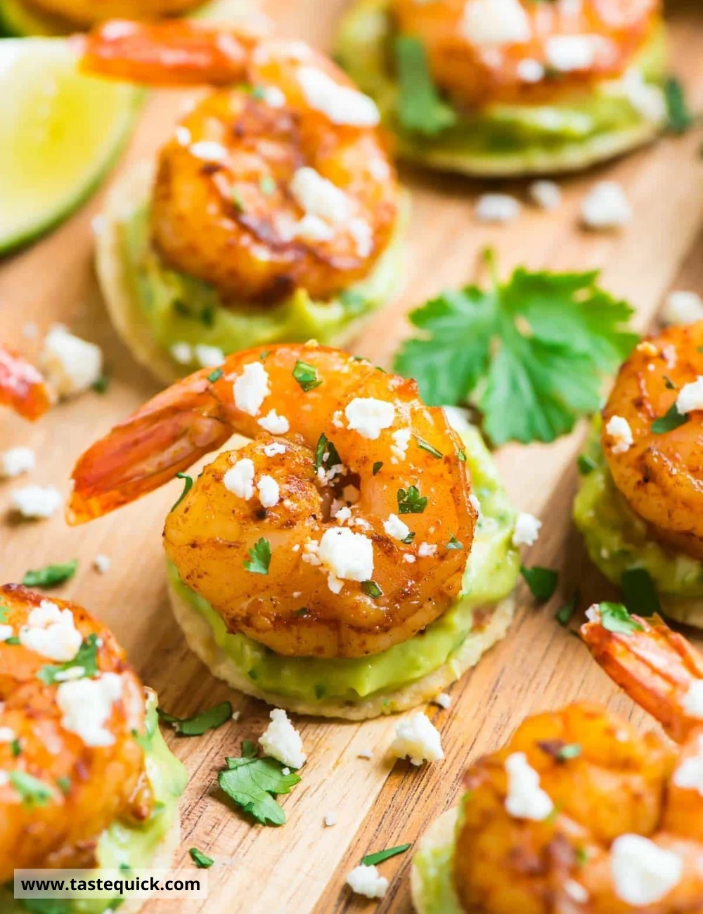 Shrimp Guacamole Bites