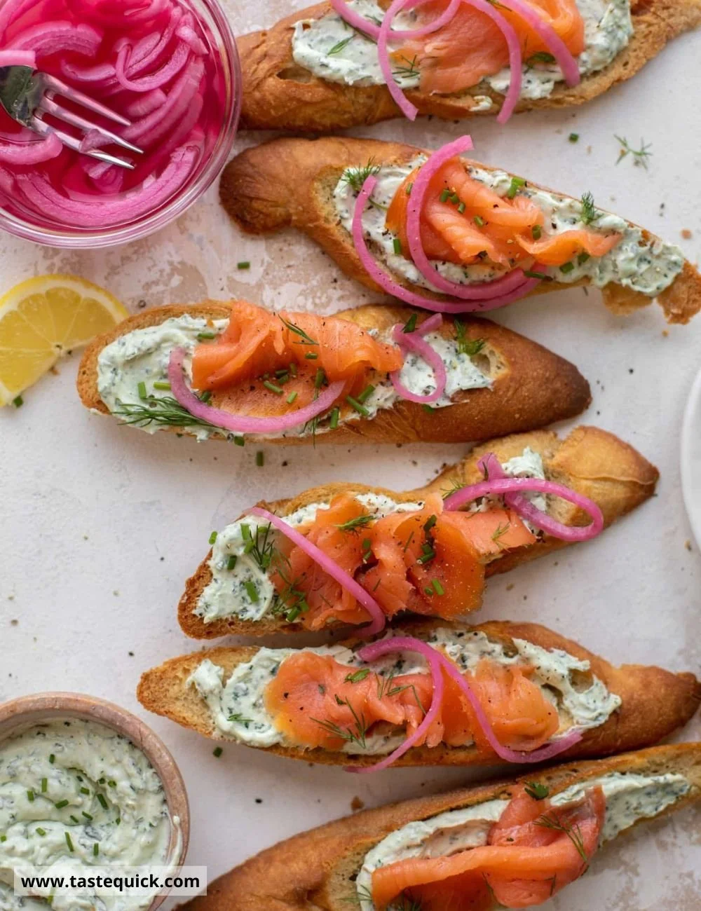 Smoked Salmon Tartines