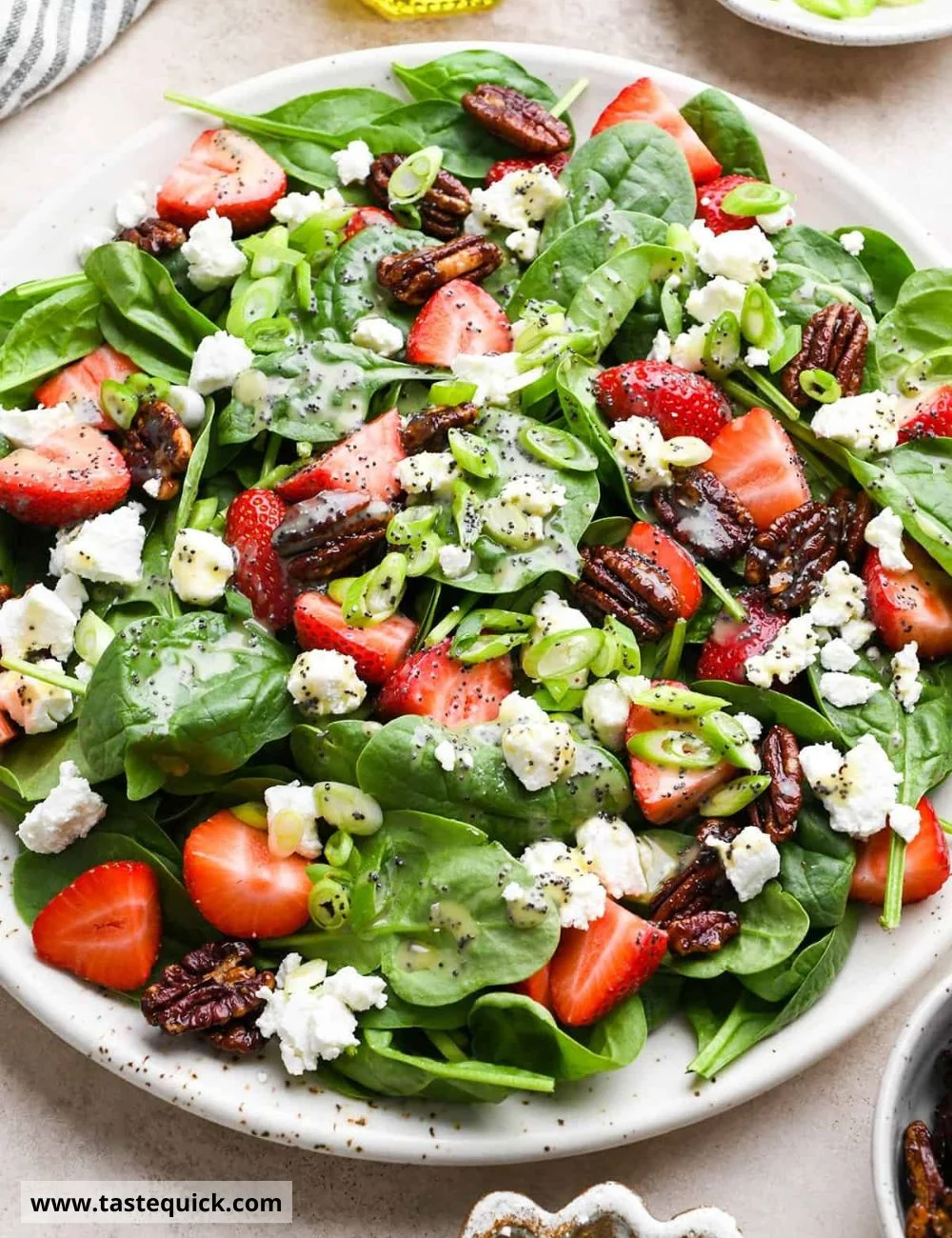 Strawberry Spinach Salad