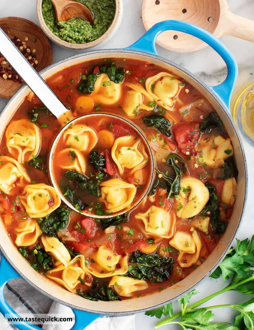 Tortellini soup