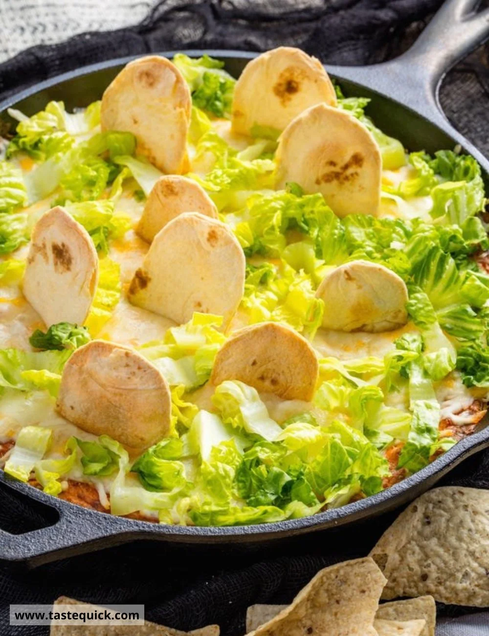 Graveyard Chicken Enchilada Dip