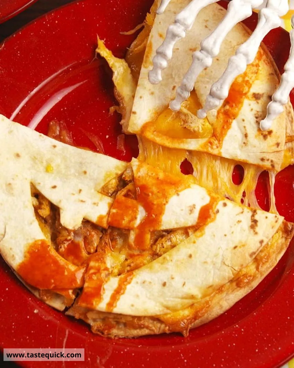 Jack 'O Lantern Quesadillas