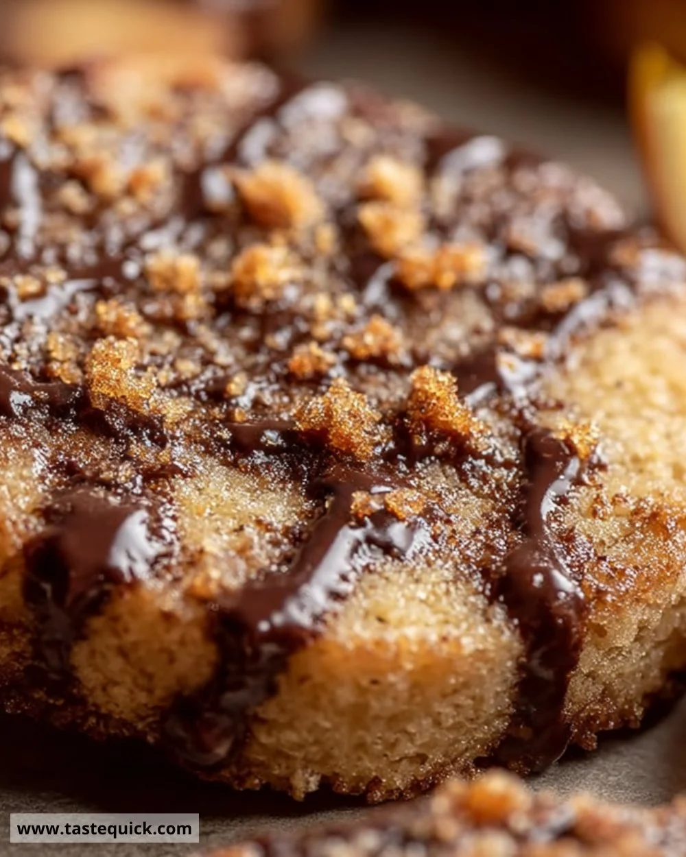 Dark Chocolate Orange Shortbread Cookies stacked on a plate