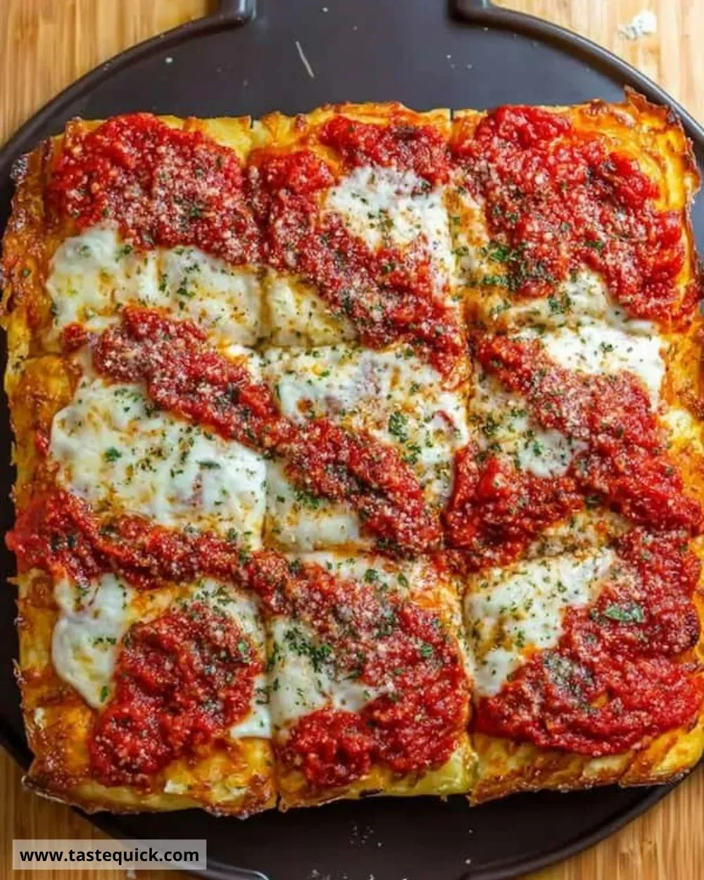 Delicious homemade Sicilian pizza with fresh ingredients and a golden crust.