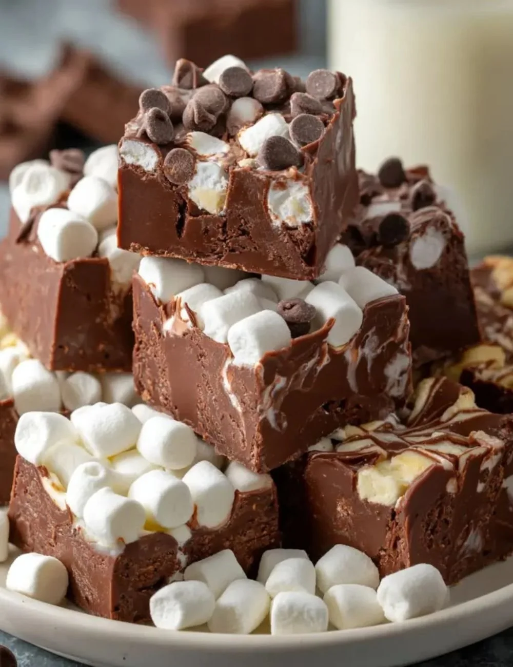 Delicious hot chocolate fudge candy, a sweet and decadent chocolate treat.