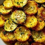 Bowl of roasted summer squash with Parmesan cheese sprinkled on top