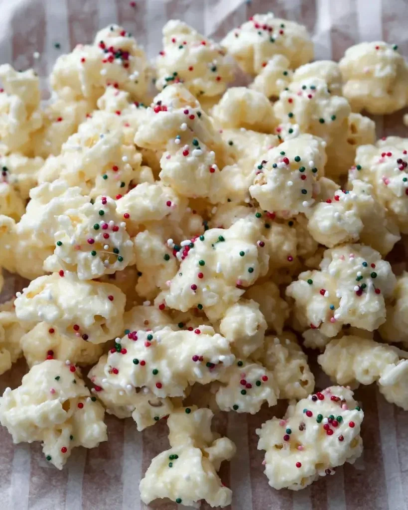 Delicious Almond Bark Puffcorn Crack with a crunchy texture and sweet flavor