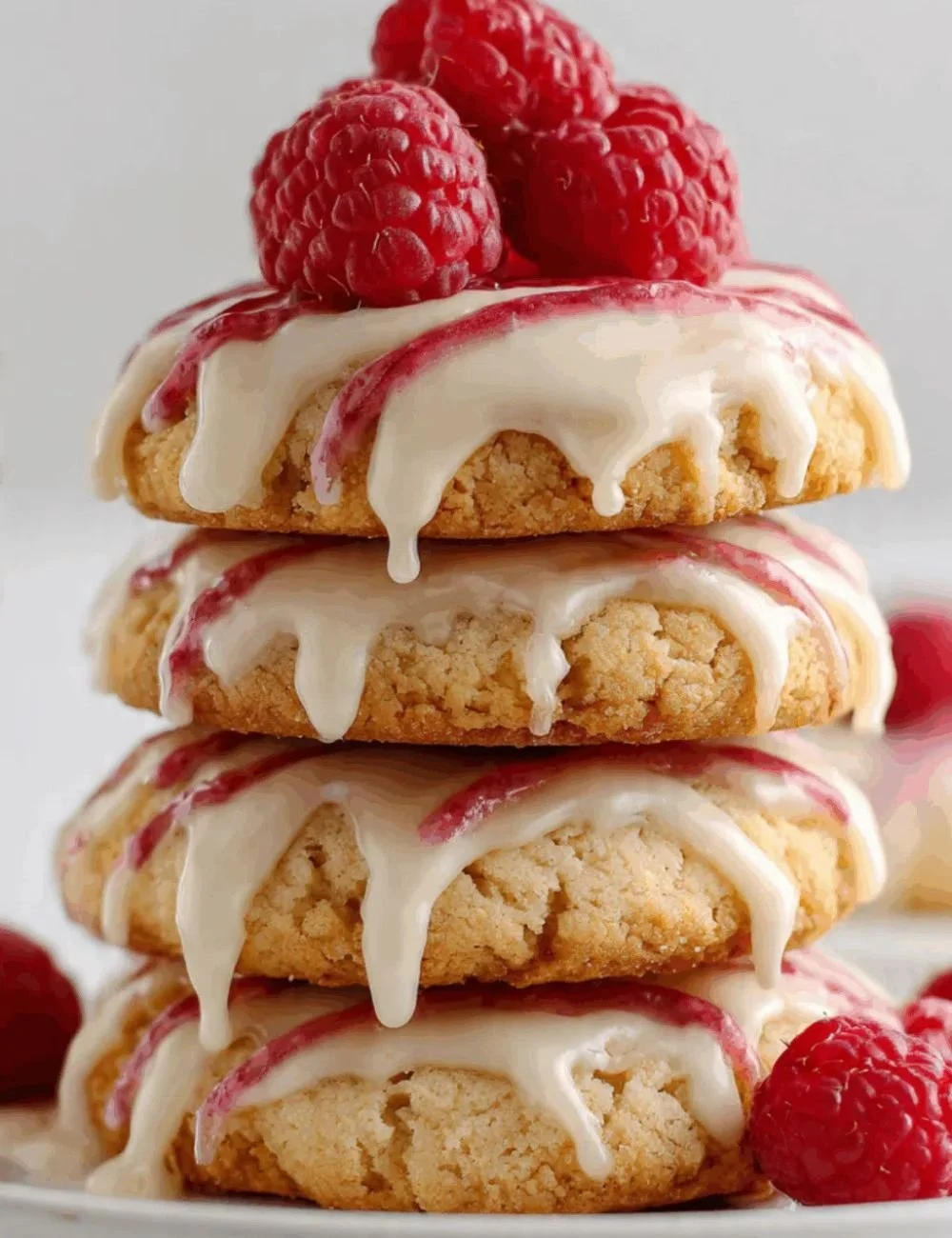 Delicious cheesecake cookies with creamy filling and golden crust.