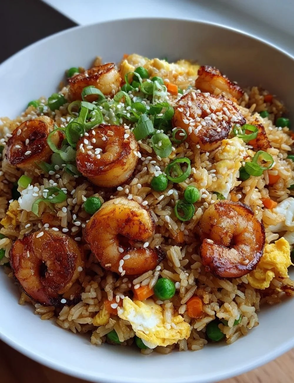 Bang Bang Fried Rice with Beef and Veggies in a bowl