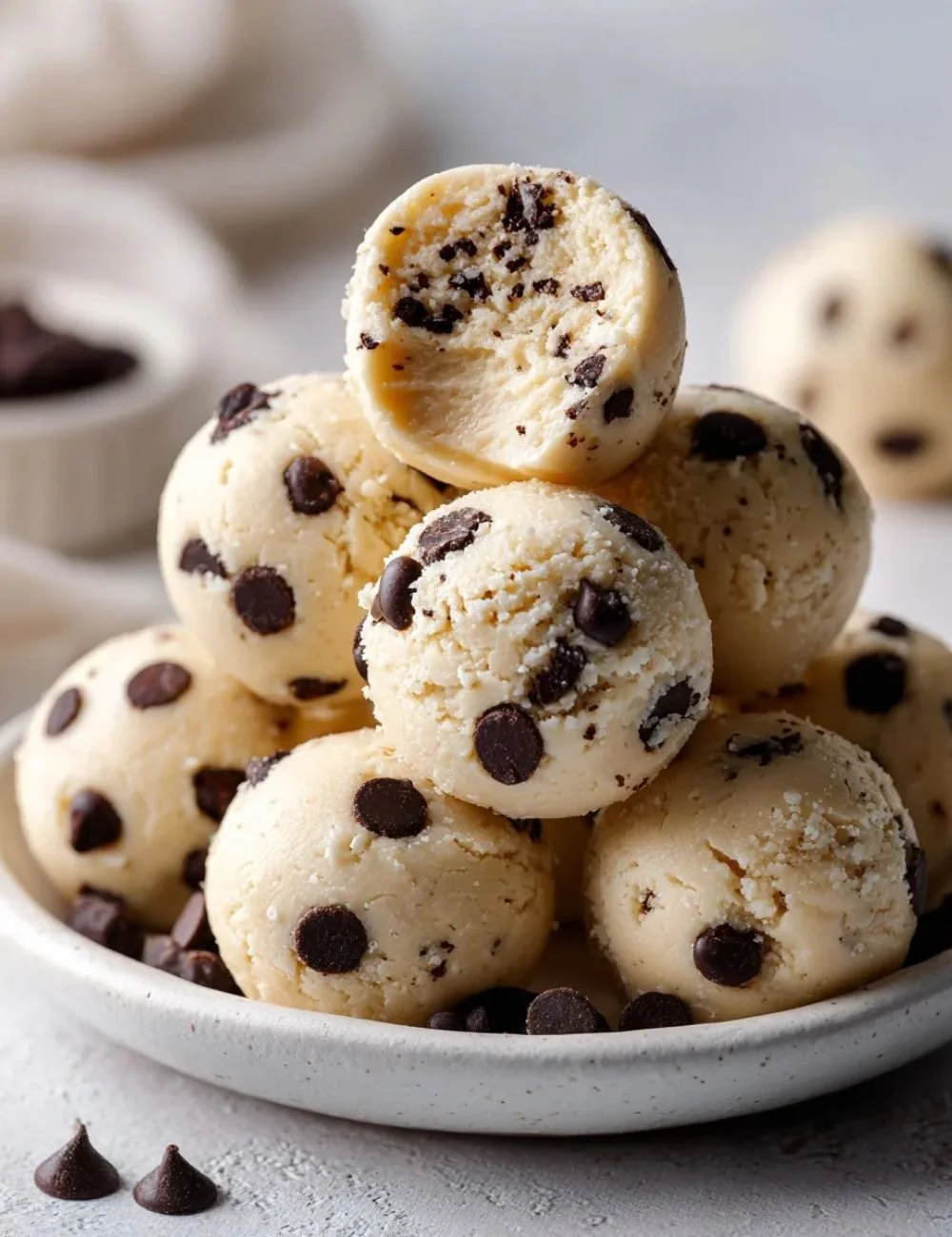 Delicious Cookie Dough Keto Fat Bombs for a low-carb diet