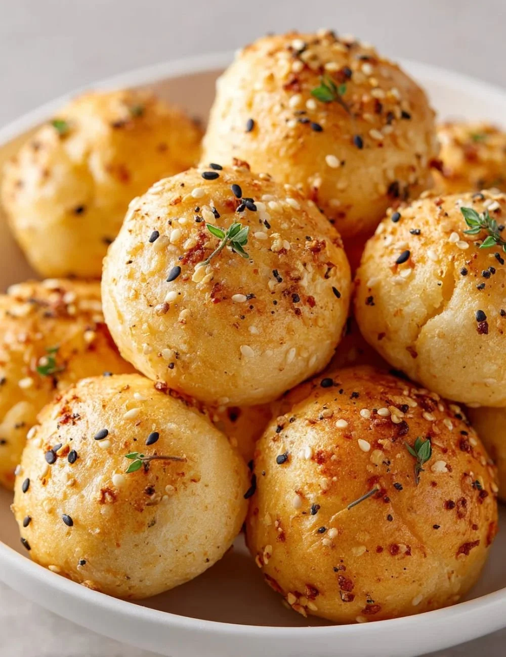 Delicious high protein bagel bites ideal for a healthy snack