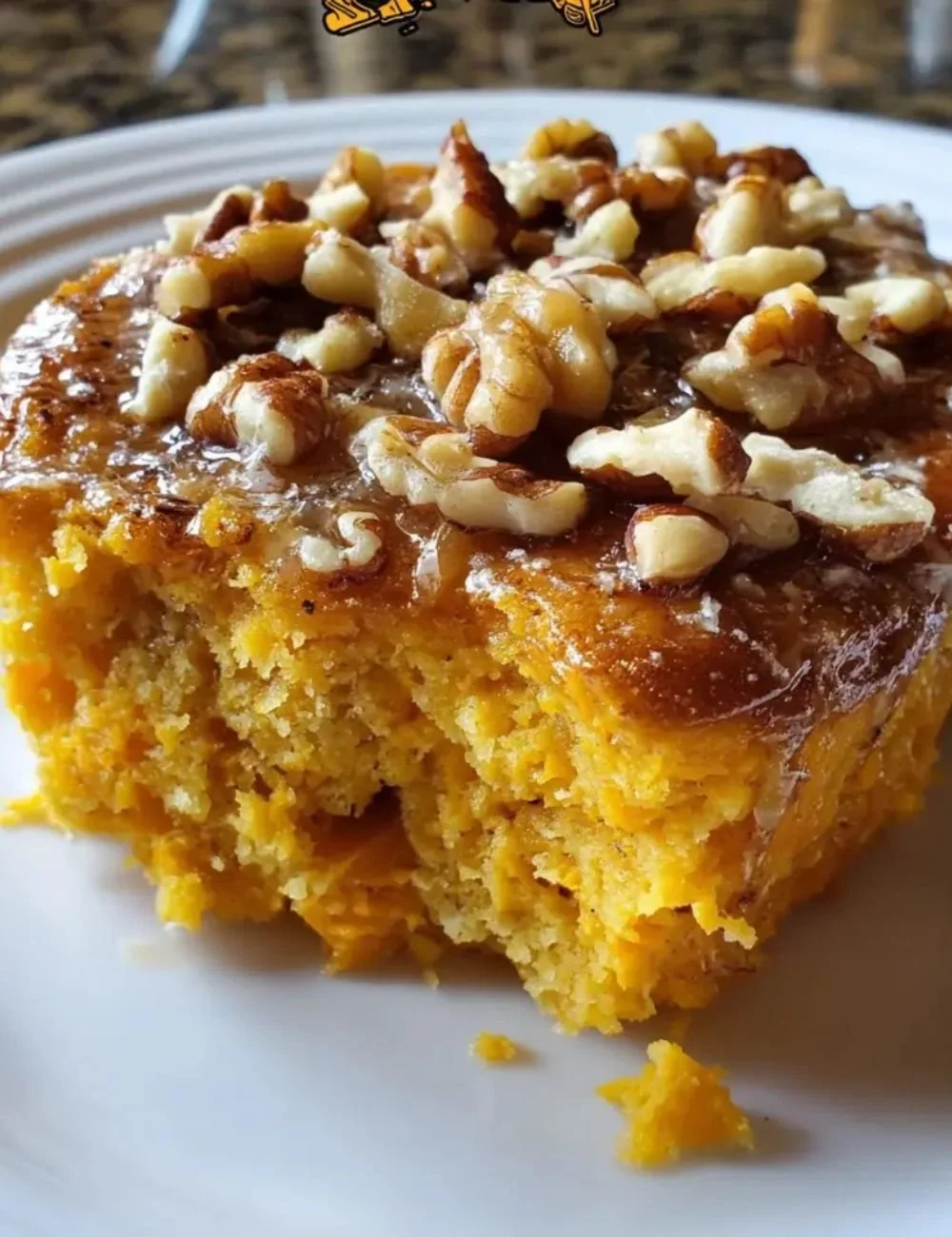 Sweet Potato Cottage Cheese Breakfast Cobbler with a golden crust and toppings