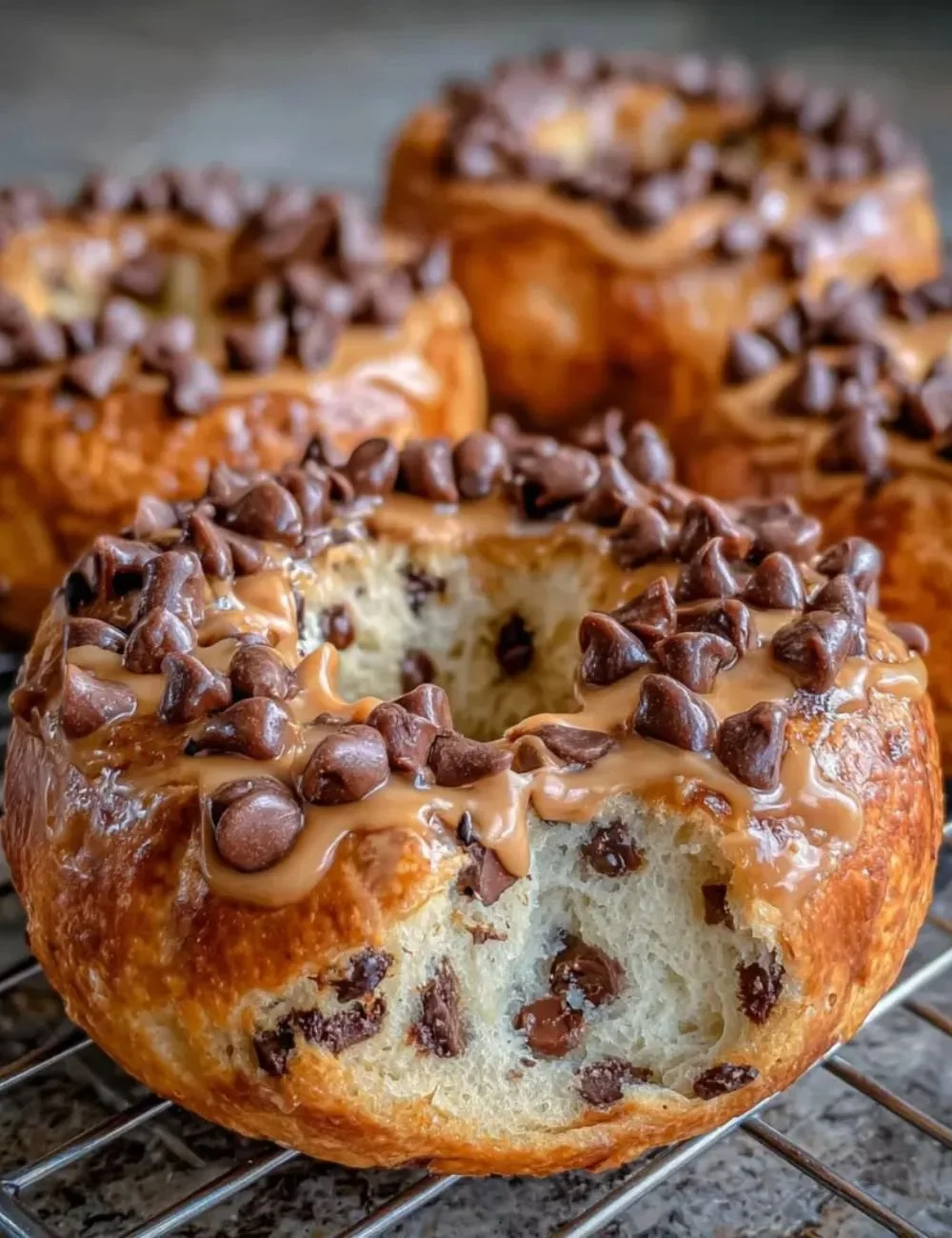 Chocolate chip protein bagels packed with flavor and nutrition.