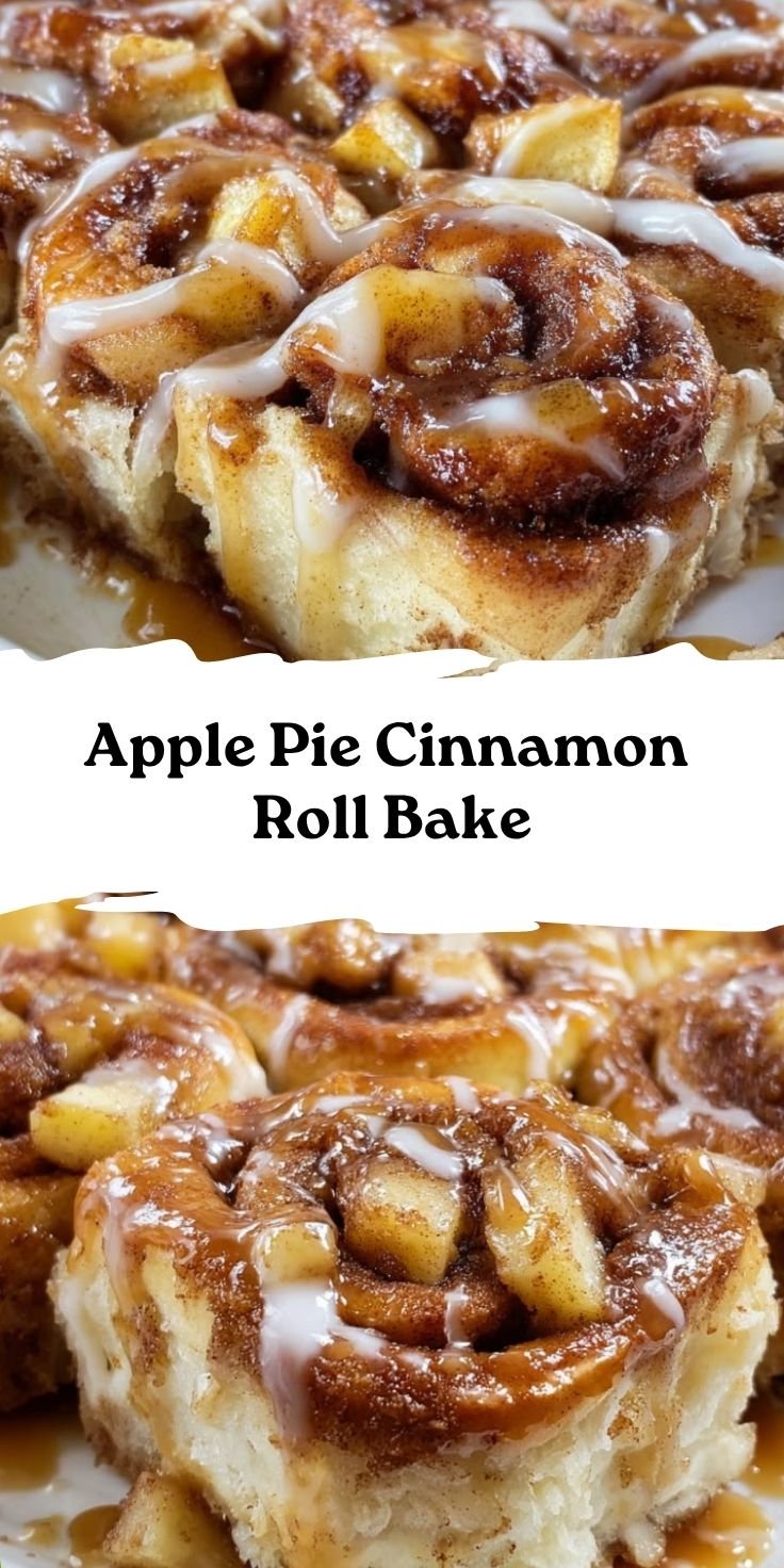 Apple Pie Cinnamon Roll Bake