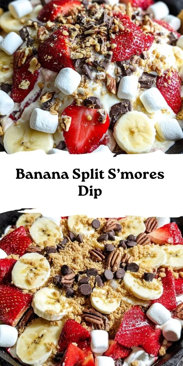 Banana Split Smores Dip