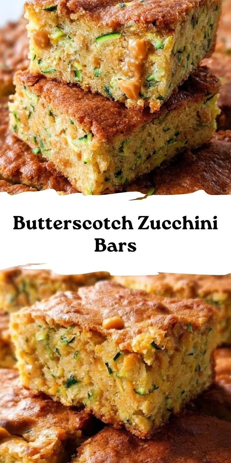 Butterscotch Zucchini Bars