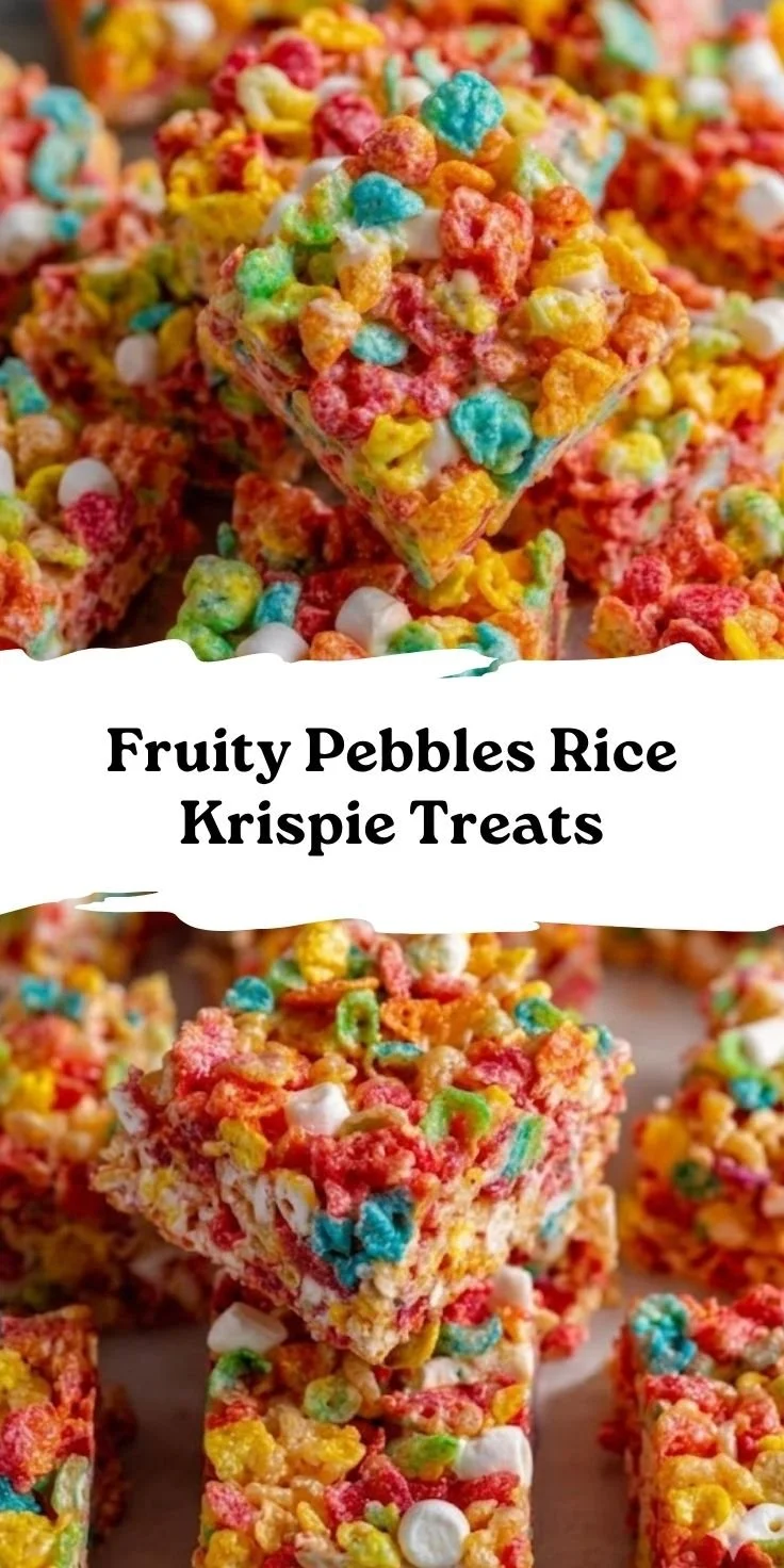 Fruity Pebbles Rice Krispie Treats