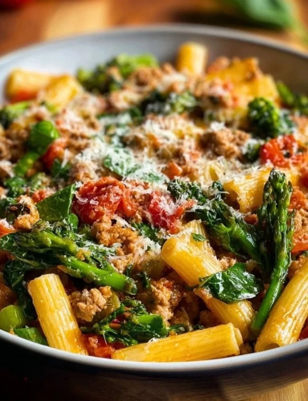 Ground Turkey Veggie Pasta