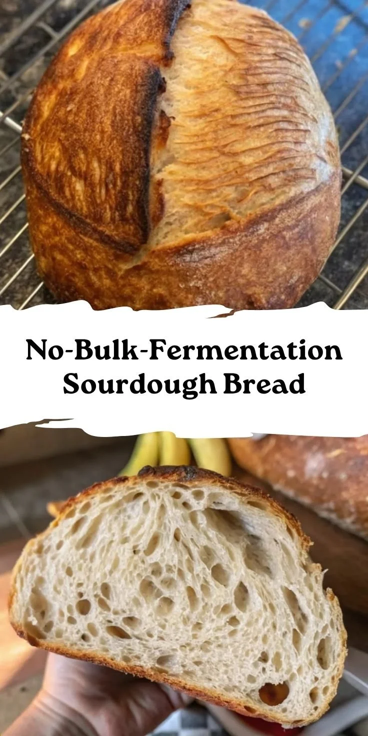 Lazy Baker’s No-Bulk-Fermentation Sourdough Bread
