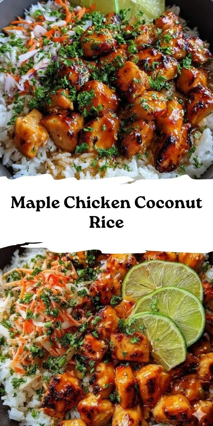 Maple Chicken Coconut Rice