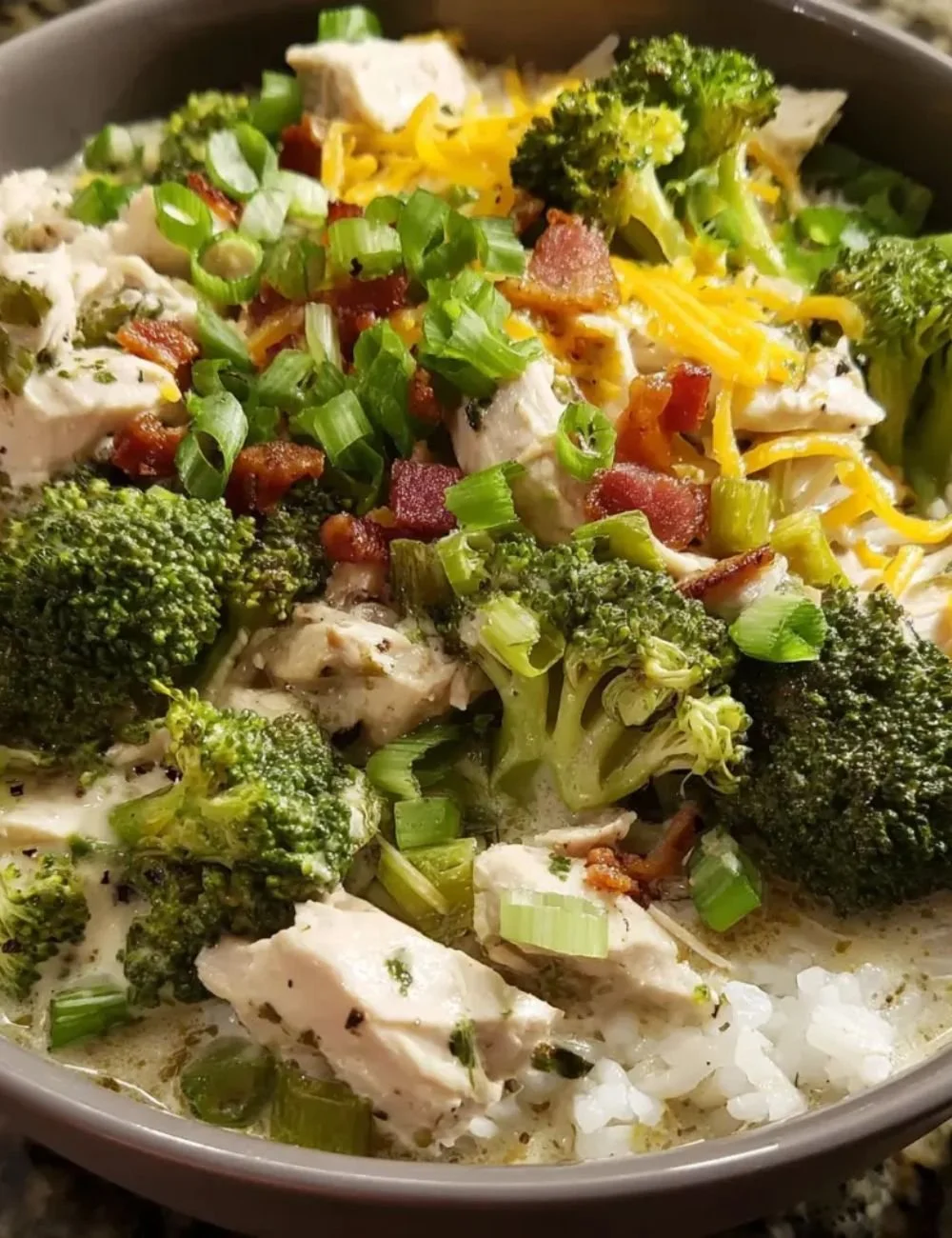 Slow-Cooker Loaded Broccoli Chicken
