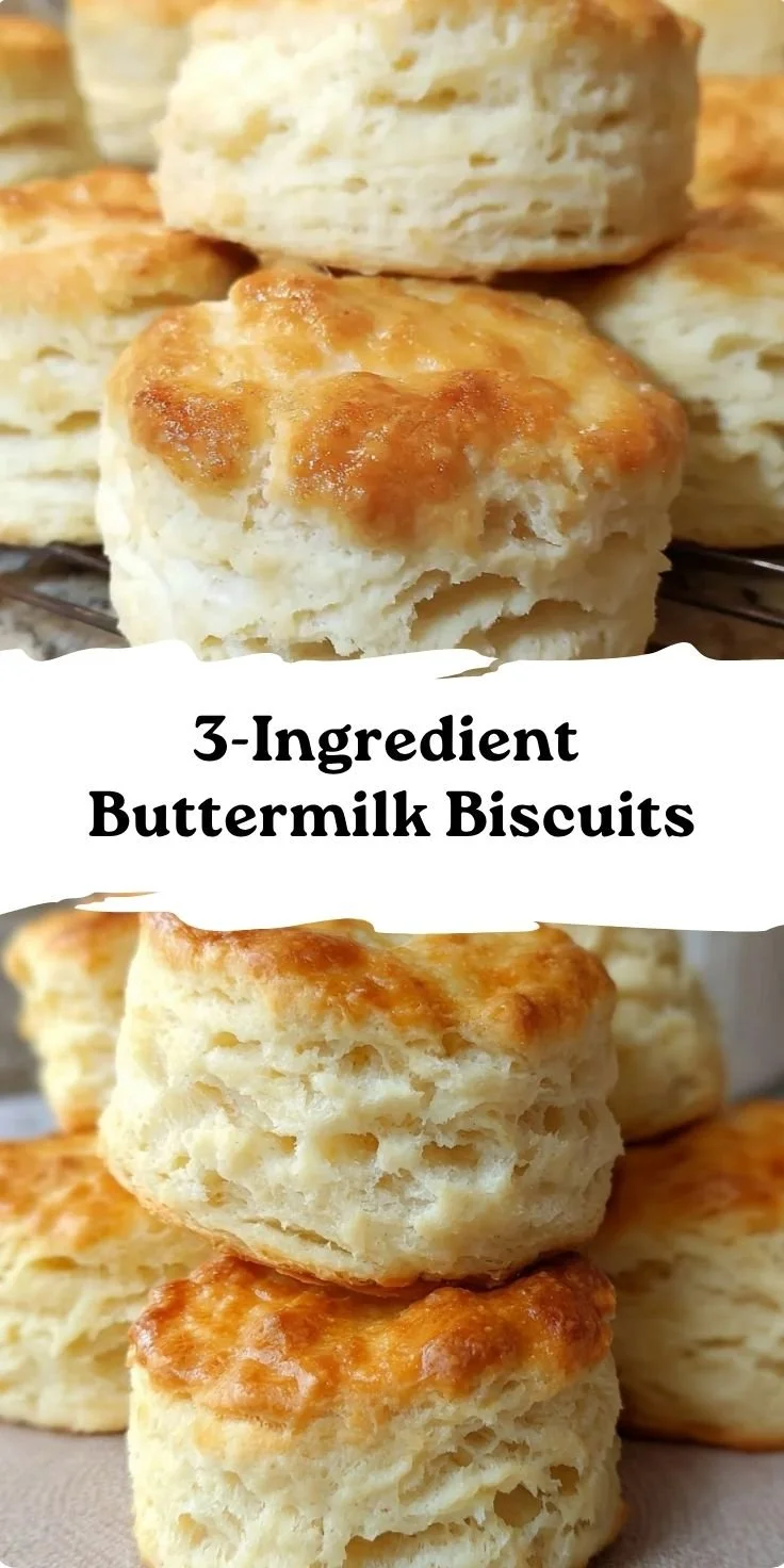 3-Ingredient Buttermilk Biscuits