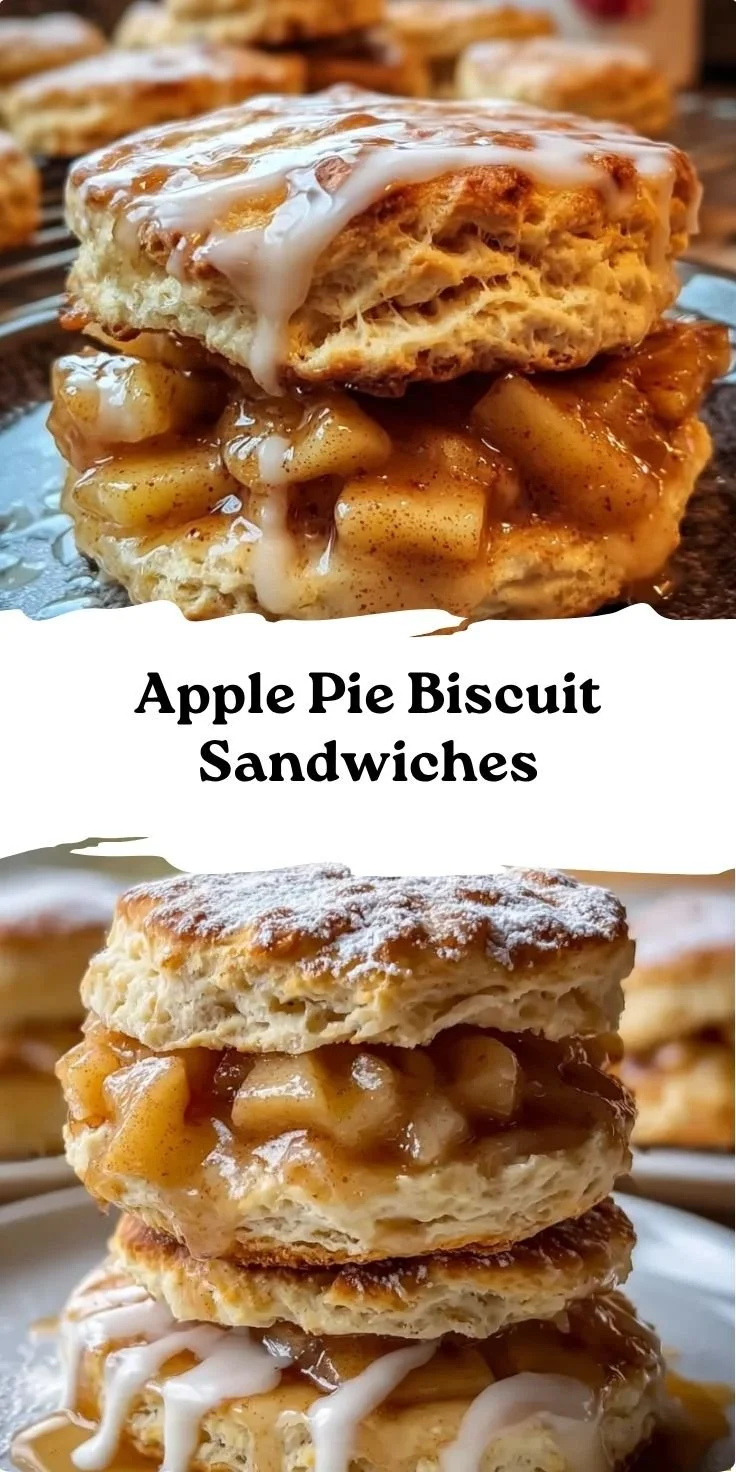 Apple Pie Biscuit Sandwiches