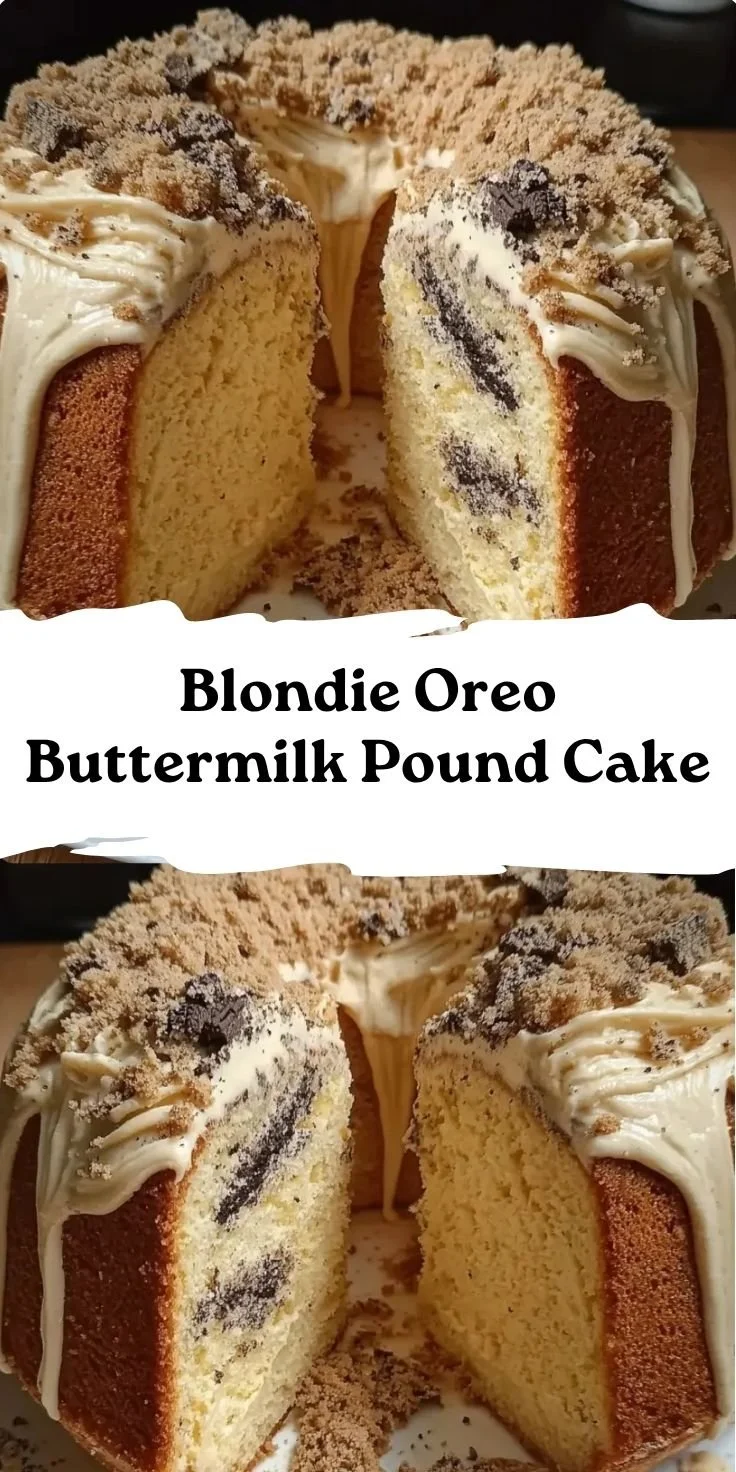 Blondie Oreo Buttermilk Pound Cake