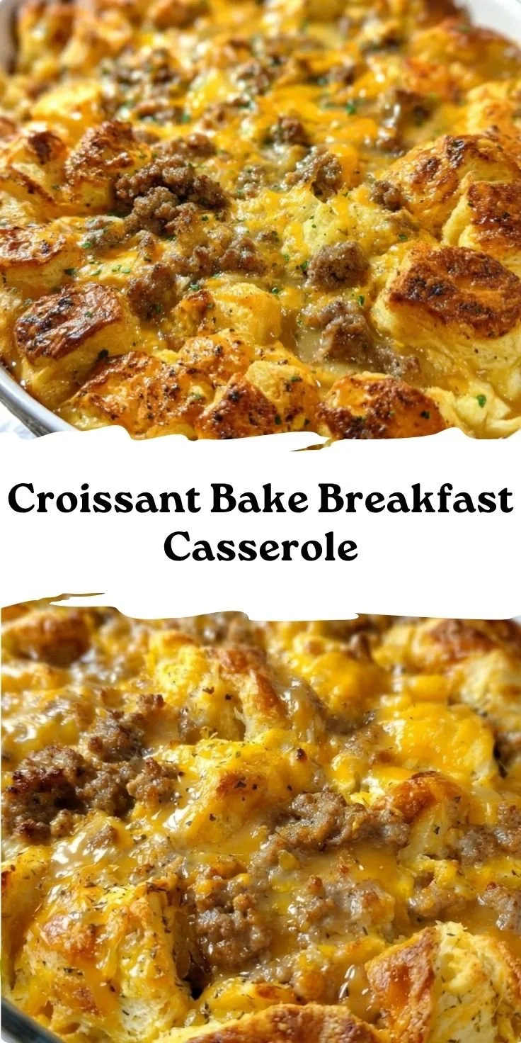 Croissant Bake Breakfast Casserole