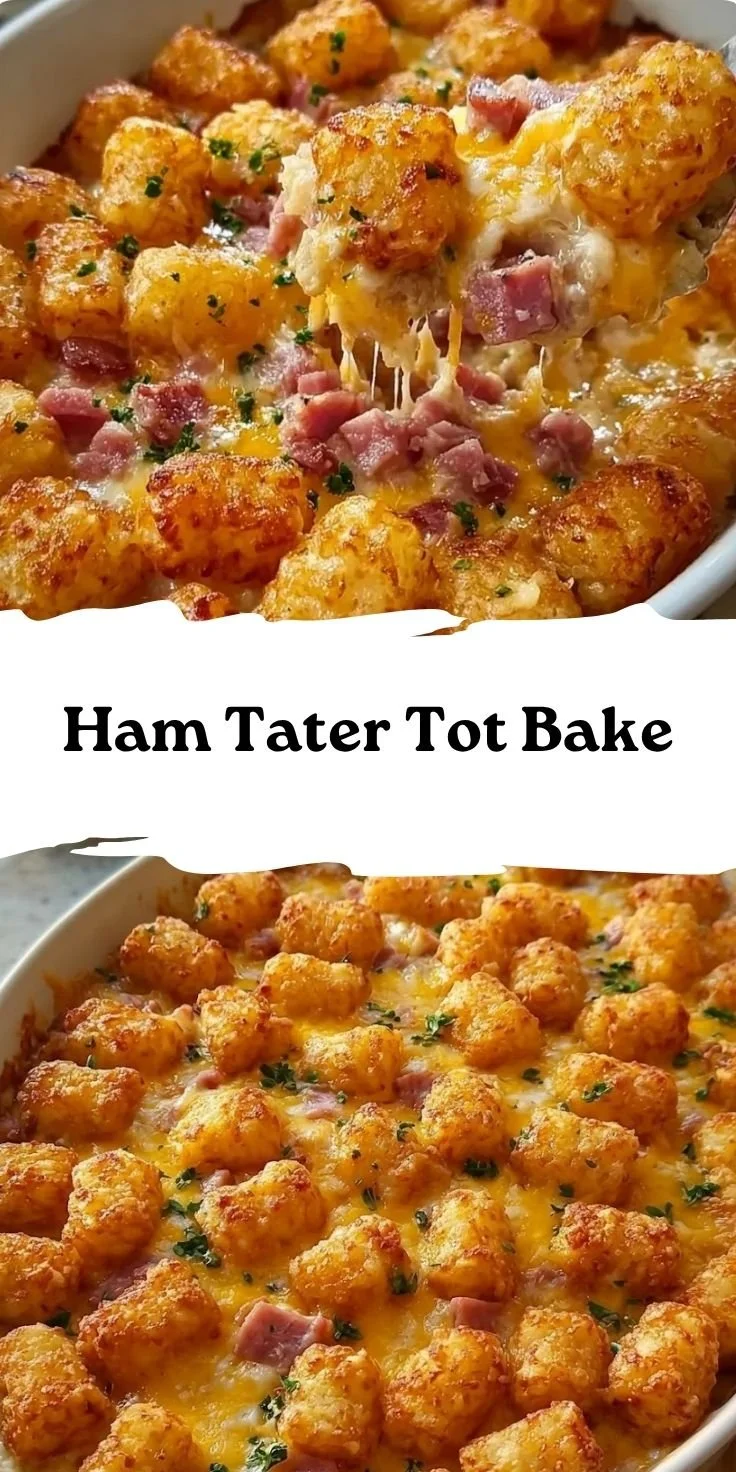 Ham Tater Tot Bake